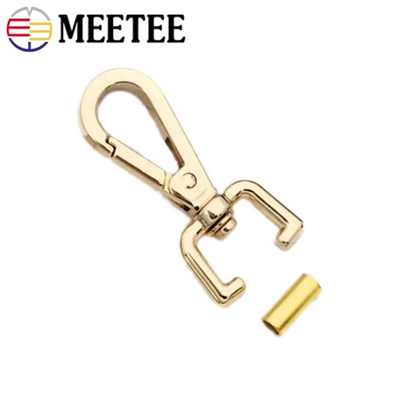Meetee 4 шт. металлический поворотный триггер застежка Лобстер защелкивающийся крючок Брелок кольцо Паракорд ремешок открытый рюкзак сумка DIY ремесло BD051