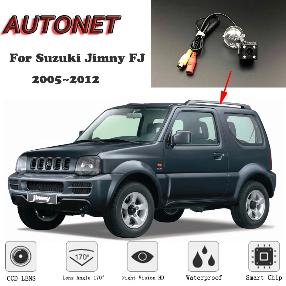 Осенняя резервная камера заднего вида для Suzuki Jimny FJ 2005 ~ 2012 Камера ночного