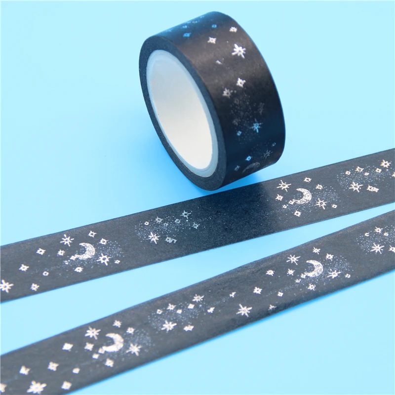1 шт. бумажная Маскировочная лента Moon Stars Washi для скрапбукинга своими руками
