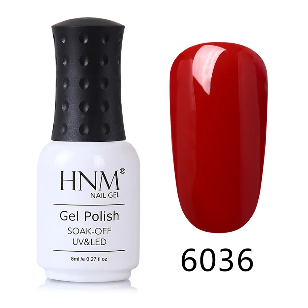 HNM Одношаговая 8 мл гель-лак для ногтей, изображение геля, долговечный светодиодный светильник, эмаль для штамповки 30 классических сплошных цветов.
