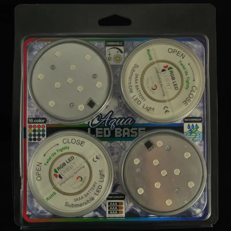 買取 (24ピース/ロット)バッテリ駆動irリモート変更可能rgbスーパー明るいled提灯ライト、水中led花瓶ライトfloralyte