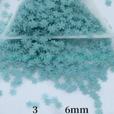3. green snowflake 65 г 4-6 мм в форме звезды/цветка/точки/снежинки Полимерная глина для наполнителя для слизи DIY принадлежности конфеты поддельные торт десерт грязь частицы - Цвет: 3. green snowflake