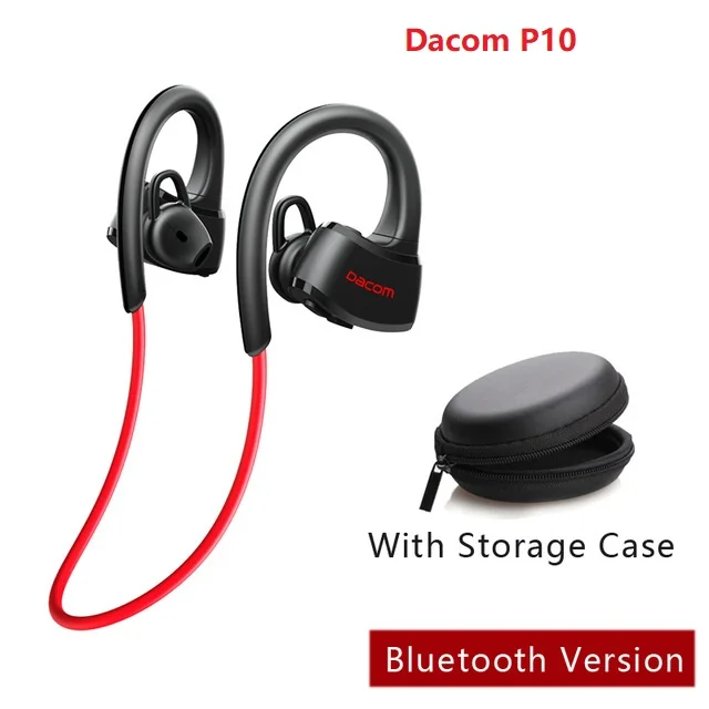 without retail box DACOM P10 спортивные Bluetooth наушники IPX7 водонепроницаемые беговые беспроводные наушники стерео наушники гарнитура с микрофоном - Цвет: without retail box