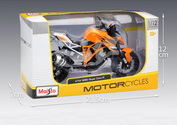 

Maisto 1:12 KTM 1290 Super Duke R Diecast Metal Model Sport Race Motorcycle Model Motor Bike Collectibles