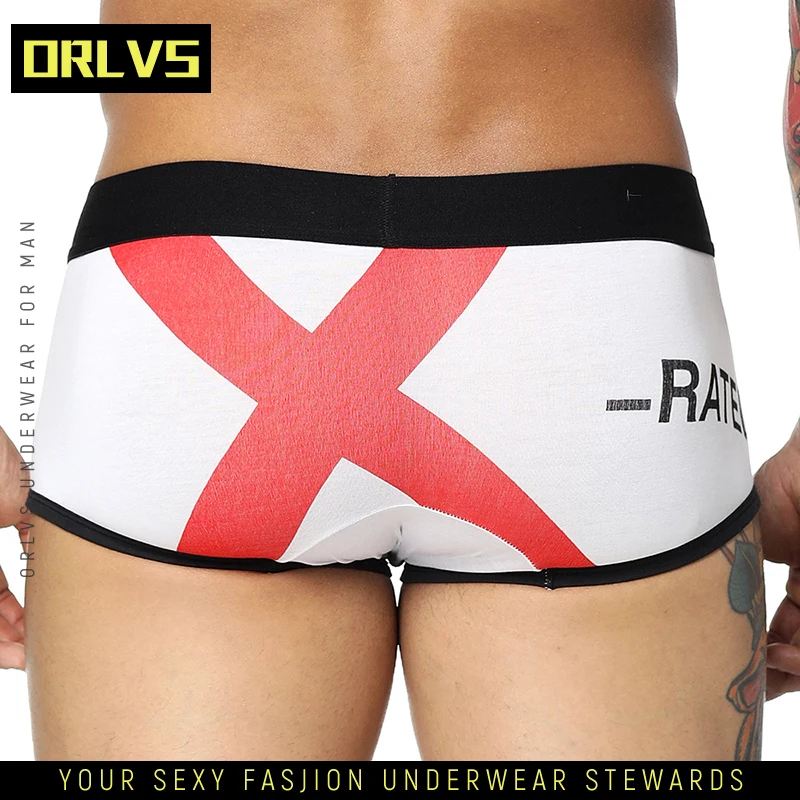 

ORLVS Brand Boxer Men Underwear Sexy Cotton Boxershort Men Ropa Interior Boxer Shorts Man Underwear Men's 3D Pouch OR109