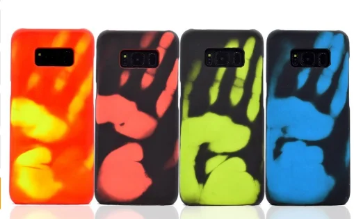 Чехол с термодатчиком для Samsung S20 M30 Note 10 Pro 9 8 S7 S8 S9 S10 Plus E A750 A90 80 70 40 50 A3 5 7 A51