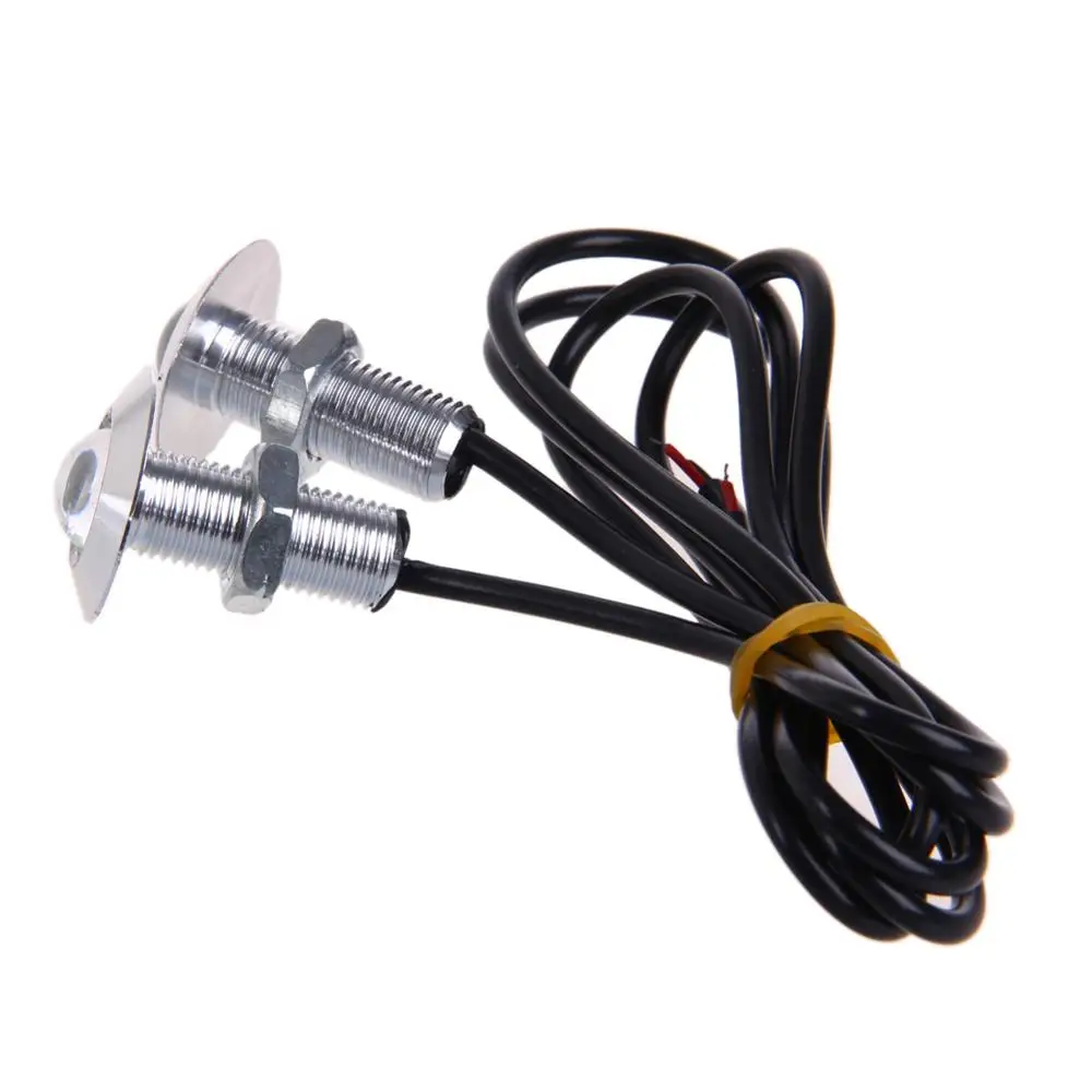 HNGCHOIGE 1 пара DC 12V 23 мм белый/красный/желтый/синий светильник Орлиный глаз