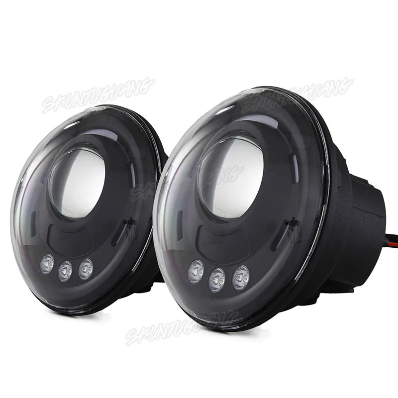 7 дюймовый круглый светодиодный фары DRL белый высокий низкий пучок для джипа Wrangler