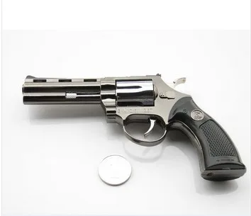 Hot ! Metal GUN Torch Lighter GAS Gun Shape With Leather Case Cigarette Lighter&amp | Дом и сад