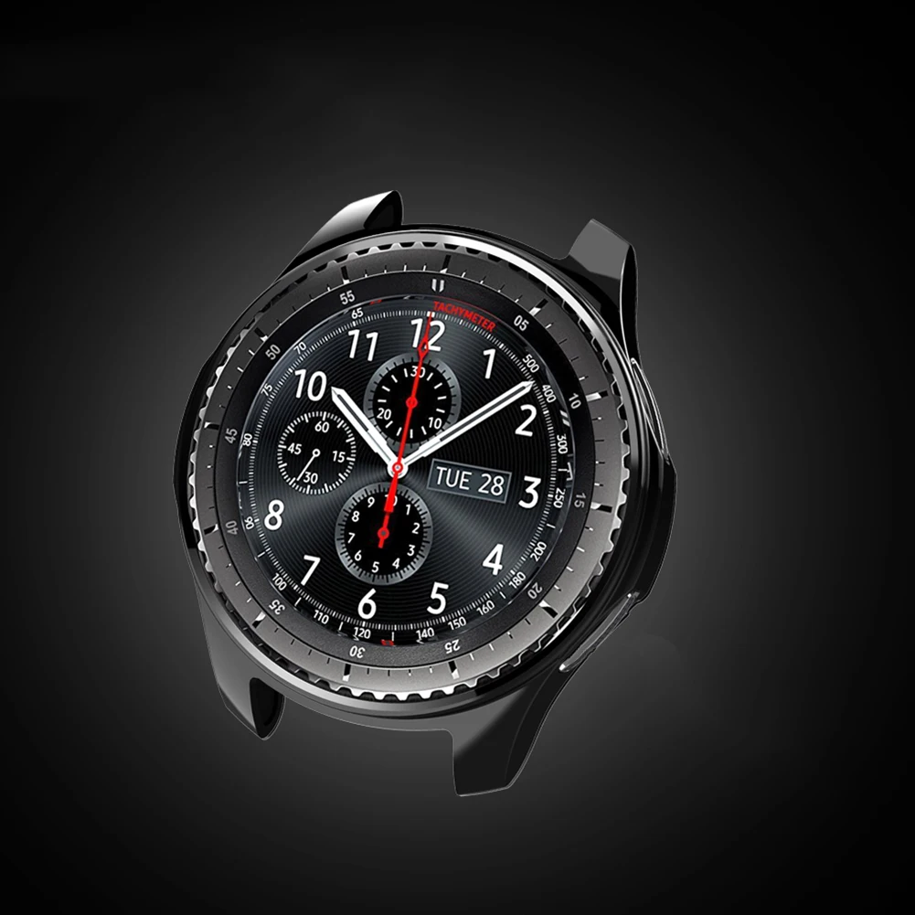 ТПУ против царапин рамка Защитная крышка для samsung Galaxy Watch 46 мм SM-R800