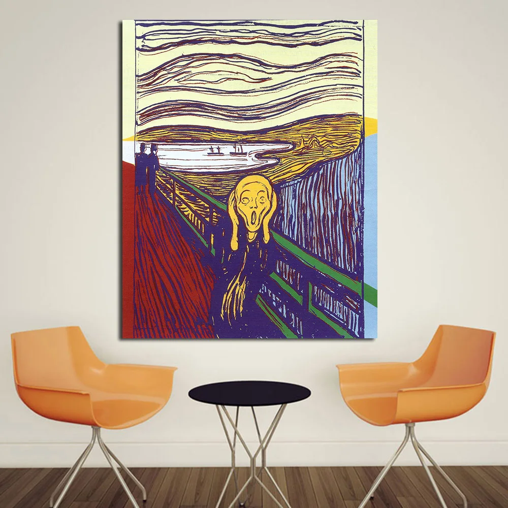 Картина маслом на холсте JQHYART The Cry by Andy Warhol художественные принты для гостиной