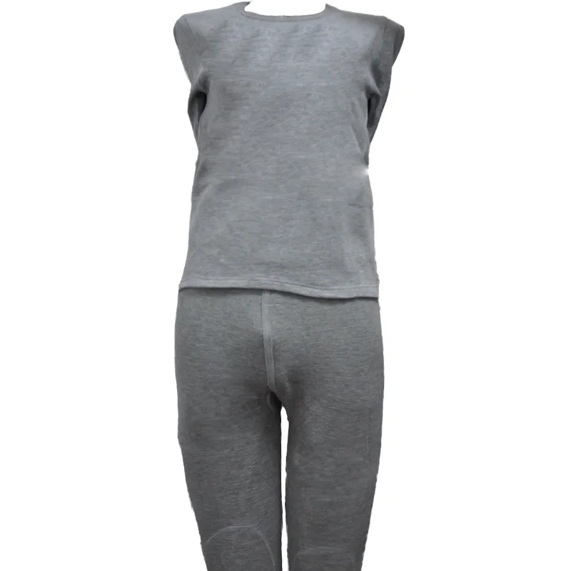 

2019 New Thermal Underwear Shapewear Goddess Lady Grey Warm Thick Magnetic Therapy Underwear Comfortable Warm Moxibustion Set