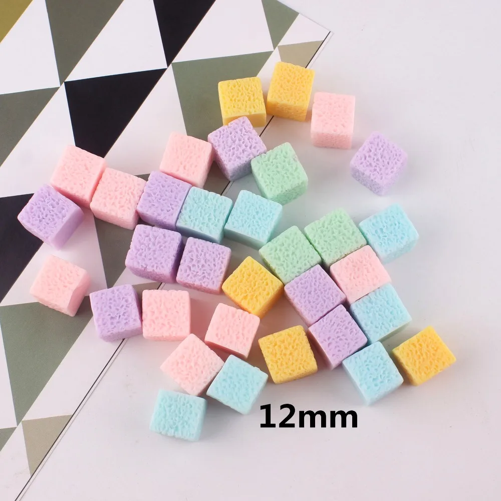 50 шт./лот DIY кабошоны из смолы аксессуары с плоской задней стороной конфеты