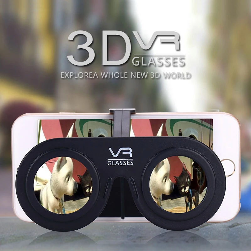 Fansaco 3D очки VR Vitural Reality портативный съемный фильм универсальный для iPhone X 8 Все 4 6