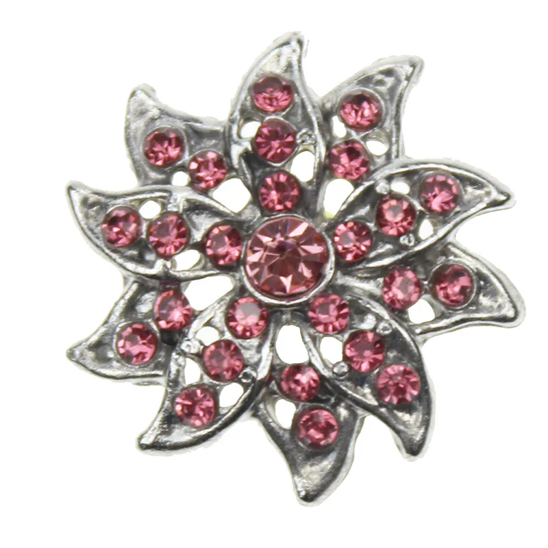 Кнопки цветок шаблон 18 мм браслеты женские вечерние Ювелирные Изделия