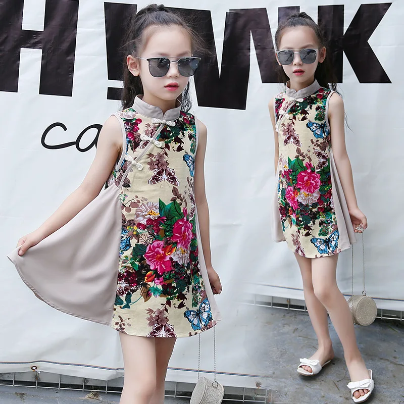 Girls dress Roupas infantis menina Kids clothes Vestidos Summer dresses Tutu girl National style Robe fille enfant |