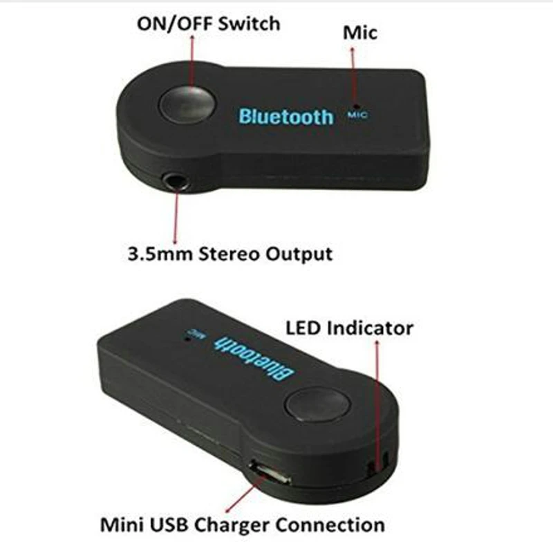 Стерео 3 5 Blutooth Беспроводной для Музыка Аудио приемник Bluetooth адаптер Aux мм A2dp