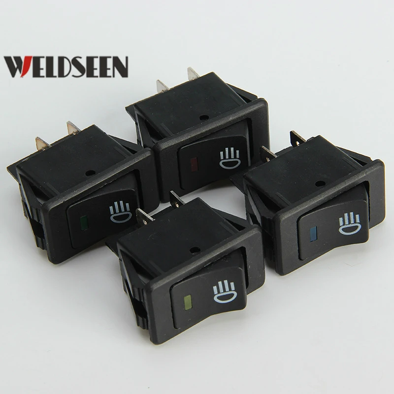 Fog Light Switch 12V 4Pins LED Car Truck Boat Red Yellow Blue Green White Lamp Rocker | Обустройство дома
