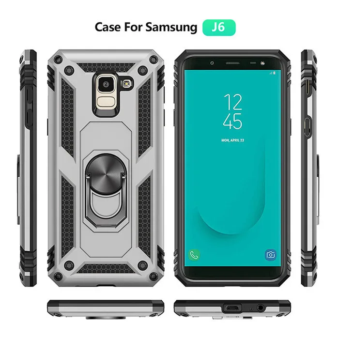 Для samsung Galaxy S8 S9 S10 плюс 5G S10E Note 8 9 10 Pro Жесткий бронированный чехол для J4 J6 A6 A7 A8 2018 A10