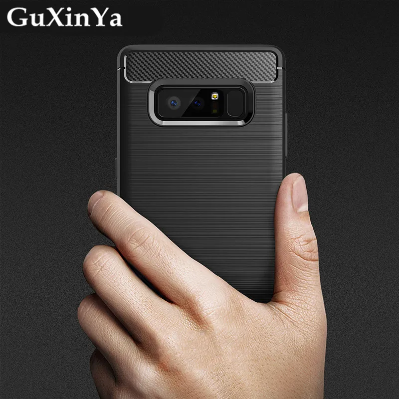 Guxinya силиконовые чехлы для телефонов Samsung Galaxy Note 8 Capa мягкая задняя крышка из