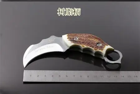 Скорпионы коготь нож с AUS 8A лезвие Открытый тактический прямой два разных вида