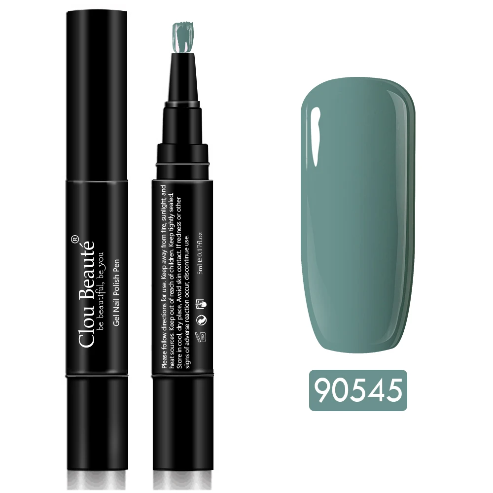 90545 Clou Beaute 60 чистых цветов гель лак для ногтей ручка paznokcie Маникюр УФ-гель для ногтей Гибридный гель лак для ногтей набор гель-краски - Цвет: 90545