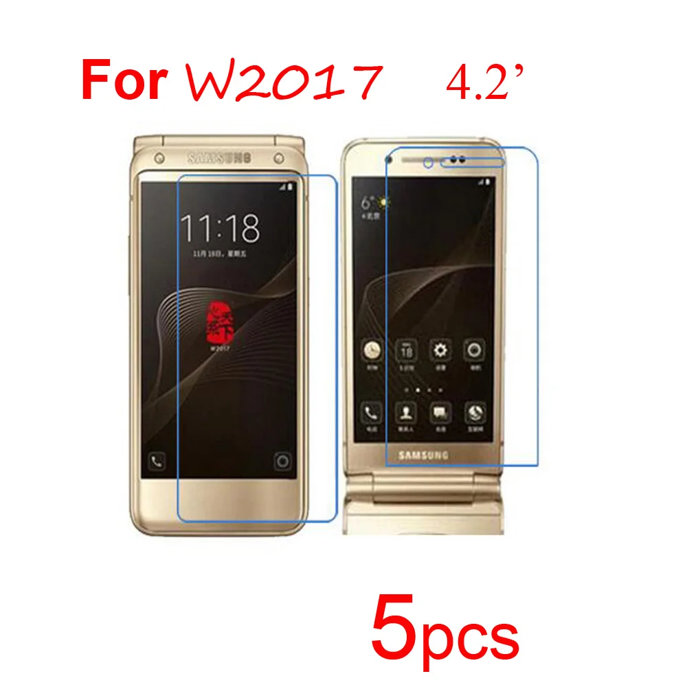 5 шт. Screen Protector Guard Защитные Пленки для Samsung W2017 Veyron U680 Конвой 3 Внутренний + внешний