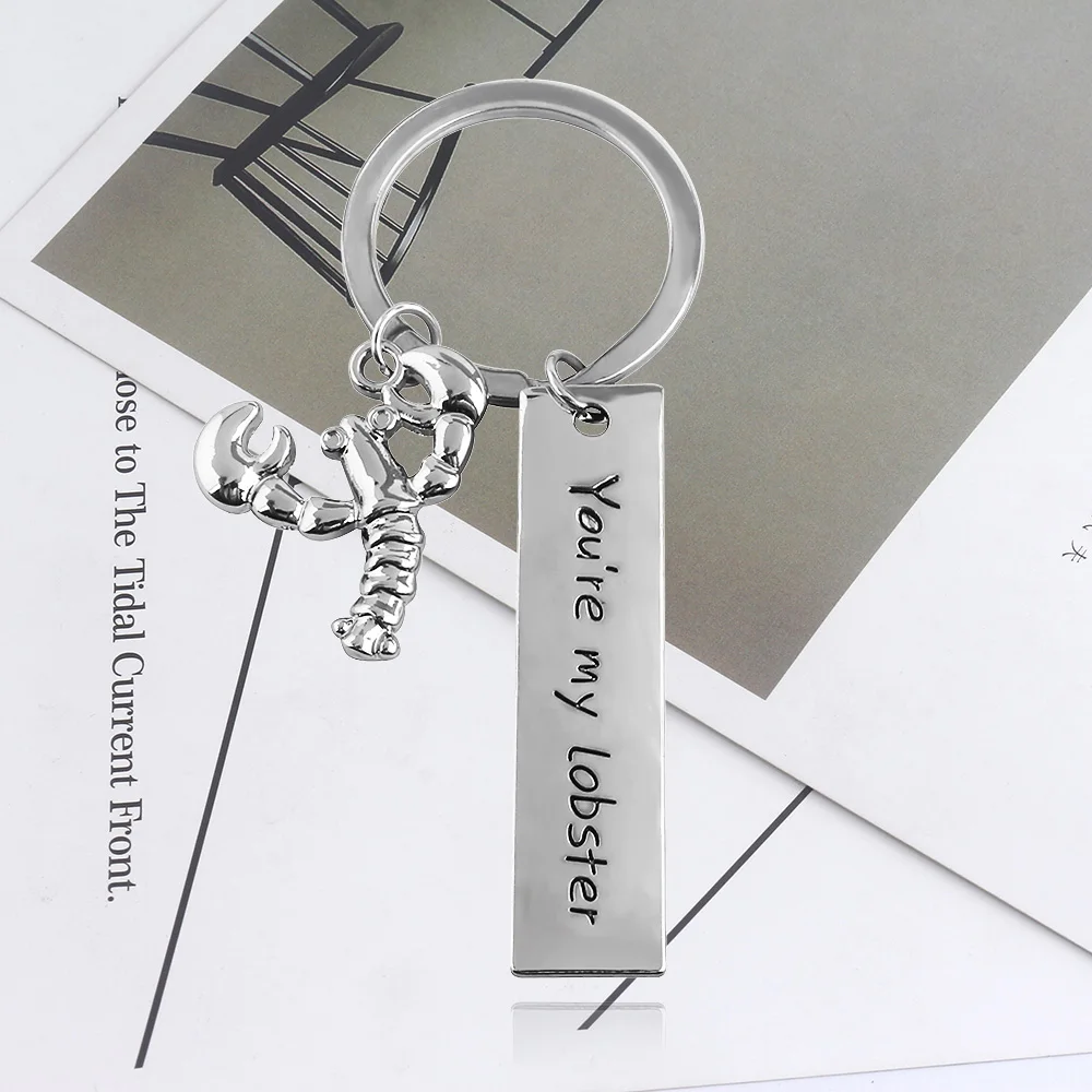 ТВ Шоу друзья Лобстер кофе логотип брелок Фигура Кулон Металлический чокер для