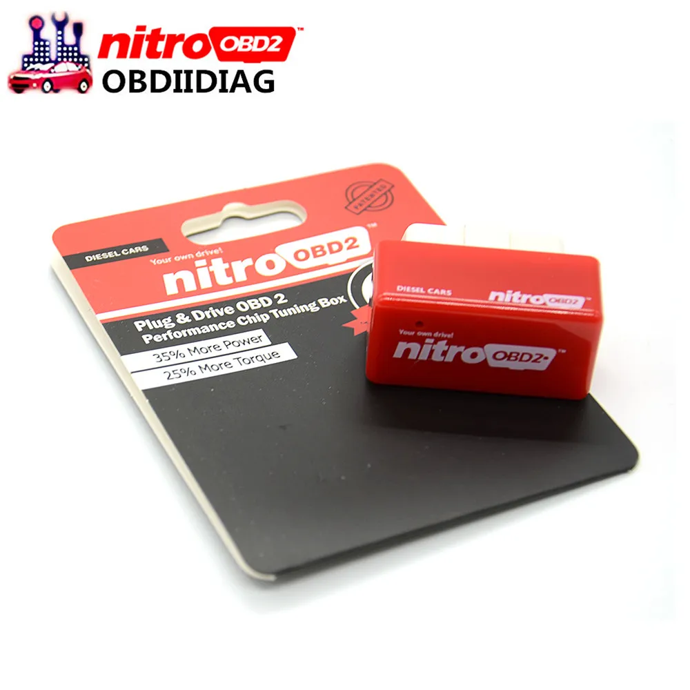 Чип тюнинг NitroOBD2 для автомобилей работает на бензине Nitro OBD2 OBDII чип nitroobd|chip