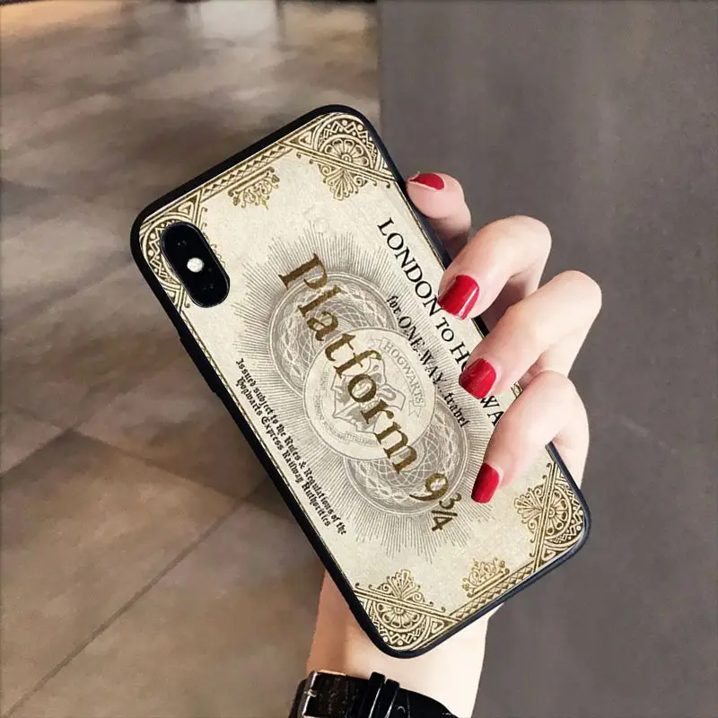 RuiCaiCa всегда школа Слизерин черный мягкий чехол для телефона iPhone 8 7 6 6S 6plus X XS MAX 5 5S SE