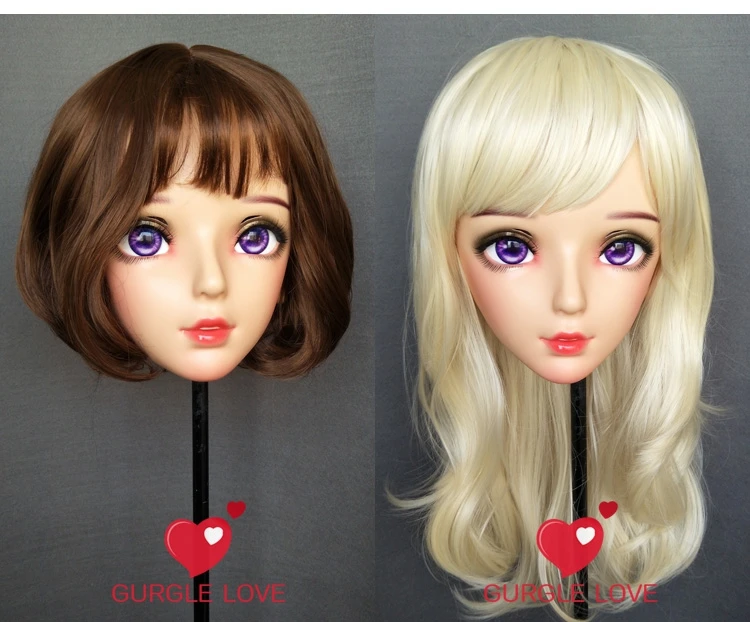 

(NEW-134) Female Male Mask Realistic Silicone Masks Halloween Party BJD Baby Doll Crossdress Japan Kigurumi Mask Anime Cosplay