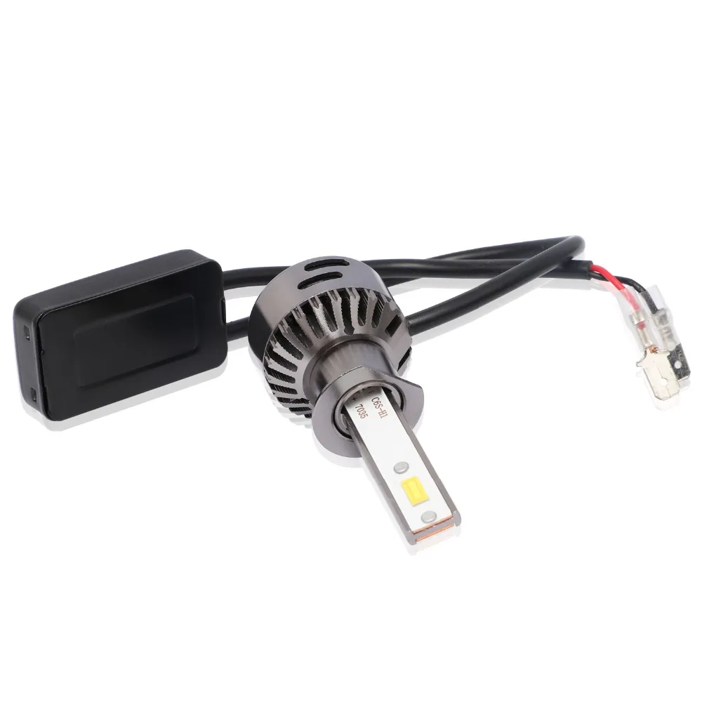 Aslent H7 светодиодный объектив 55 Вт/лампа 20000LM 6500 LED Canbus Error Free H4 H11 H8 H1 HB3 9005 HB4 9006 для авто фары автомобиля 12 v