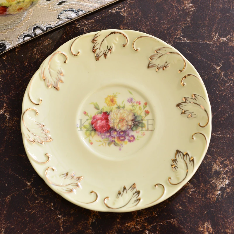 Высококачественная официальная винтажная фарфоровая красная чайная чашка