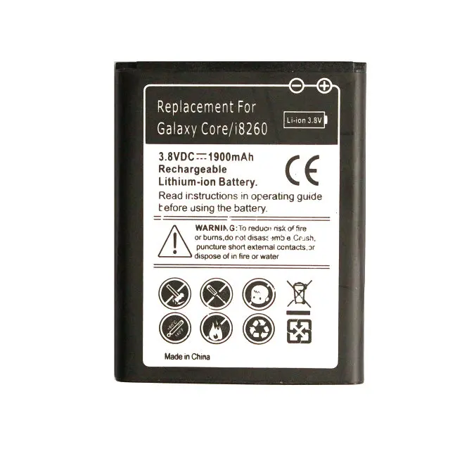Ciszean 2 шт./лот 1900 мАч B150AE / B150AC Сменный аккумулятор для Samsung Galaxy Core i8260 G3508 G3509 G3502/U i8268