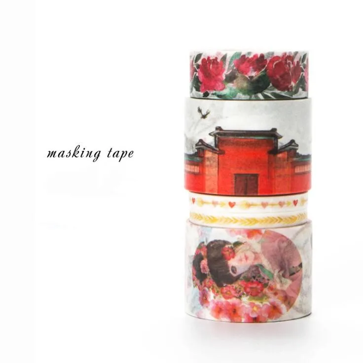 Sunshine Girls Washi лента маскирующий декоративный ленты DIY Скрапбукинг стикер этикетка