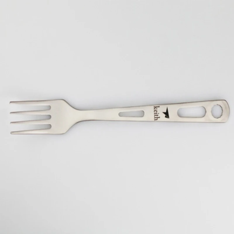 Портативная столовая посуда Keith Titanium нож для кемпинга на открытом воздухе вилка