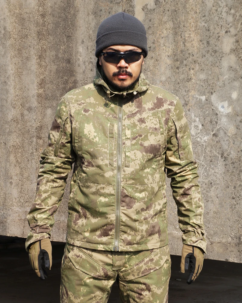 Onebow тактический военный Открытый куртка мужская зимняя охотничья камуфляжное