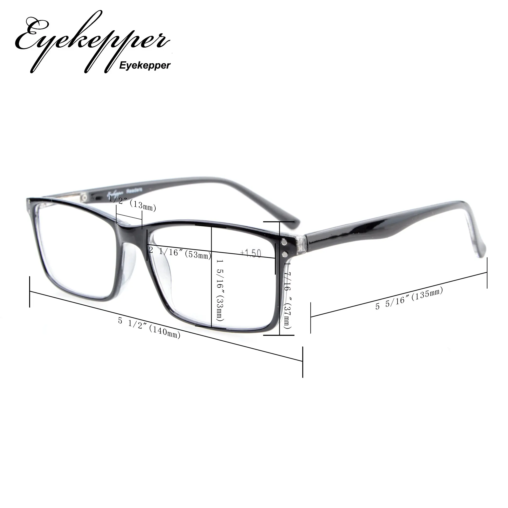 R802 Mix Eyekepper 5 Pack Стильные качественные очки для чтения с пружинными петлями в