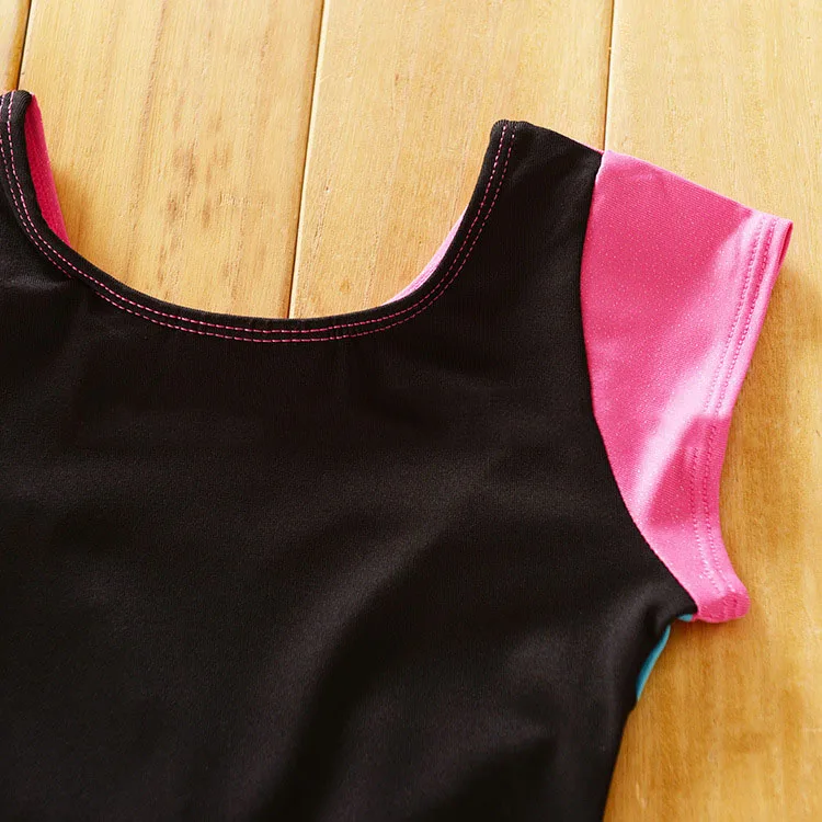 Гимнастический купальник для девочек 1 шт. детский спортивный костюм гимнастики