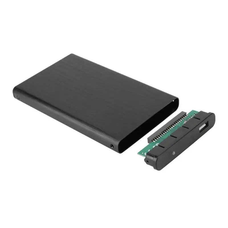2,5 дюймов USB 2,0 IDE HDD жесткий диск Внешний корпус жесткого диска коробка со светодиодный светильник для ПК ноутбука настольный жесткий диск