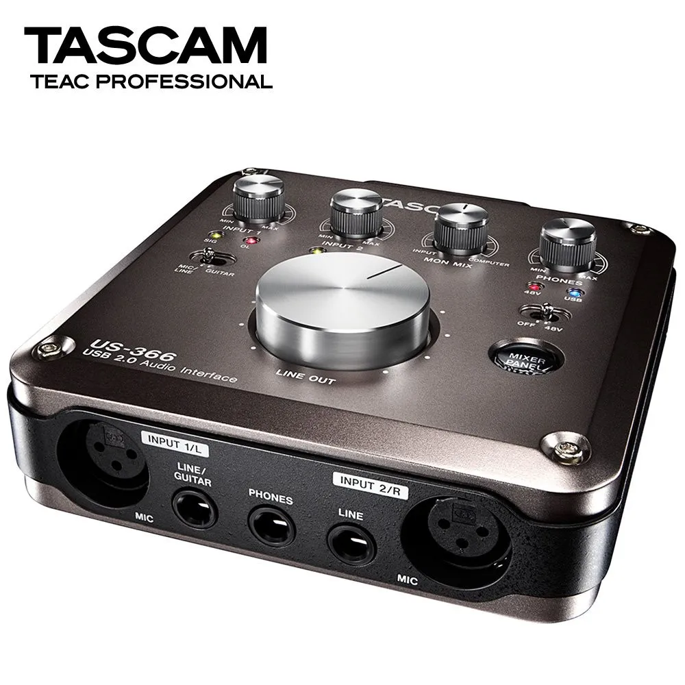 TASCAM US-366 US366 professional USB аудио интерфейс для записи | Электроника