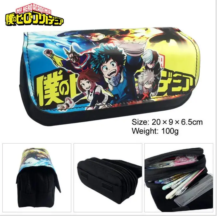 Чехол для карандашей My Hero моя геройская Академия Izuku Midoriya супер большая емкость