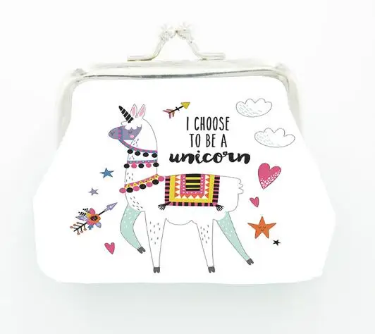 Кошелек кошелек новый милый из альпаки с принтом Женский многоцелевой набор для