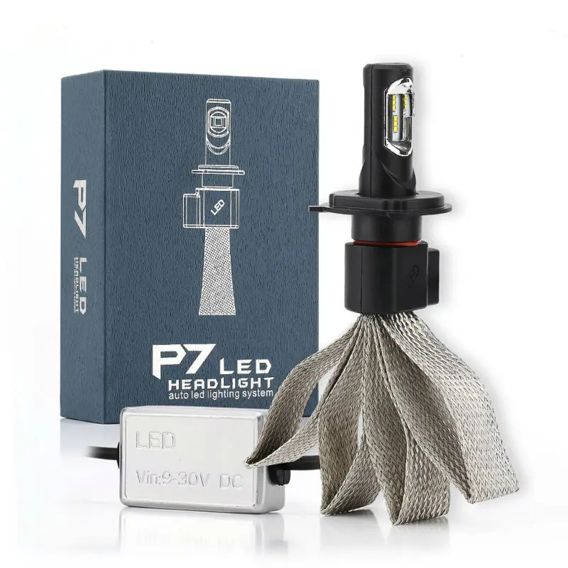 H4 LED Car Hi/Low Beam Headlight 9003 Auto Headlamp HB2 30W Purple copper LUMI Chip 3A 6000K 4800LM 9V-30V 2 Years Warranty | Автомобили и