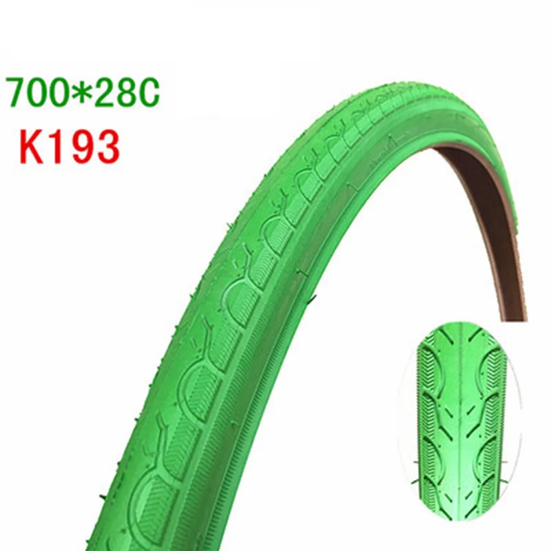28c Green Шины для шоссейного велосипеда 700* 28C 700* 25C 32C 35C 700* 40C 30 TPI 193 1053 для велосипеда с фиксированной передачей - Цвет: 28c Green
