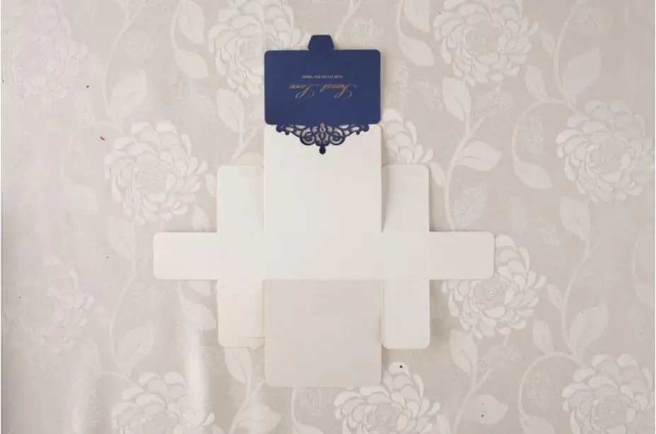 Королевская Синяя коробка для свадебной вечеринки дня рождения конфетная