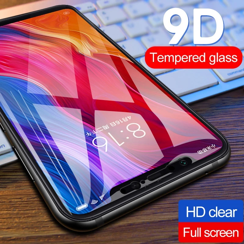 Закаленное стекло 9D с защитой от царапин для Xiaomi Mi 8 Lite A2 A1 9H Защита экрана 9 SE 6X 5X Mi8