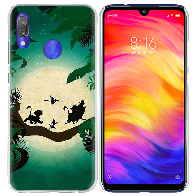 Жесткий чехол для телефона Hakuna Matata lion king для Xiao mi Red mi Note 7 8T 6 6A Pro S2 5 5A 4X mi A1 A2 9 Note10 8 lite Play F1
