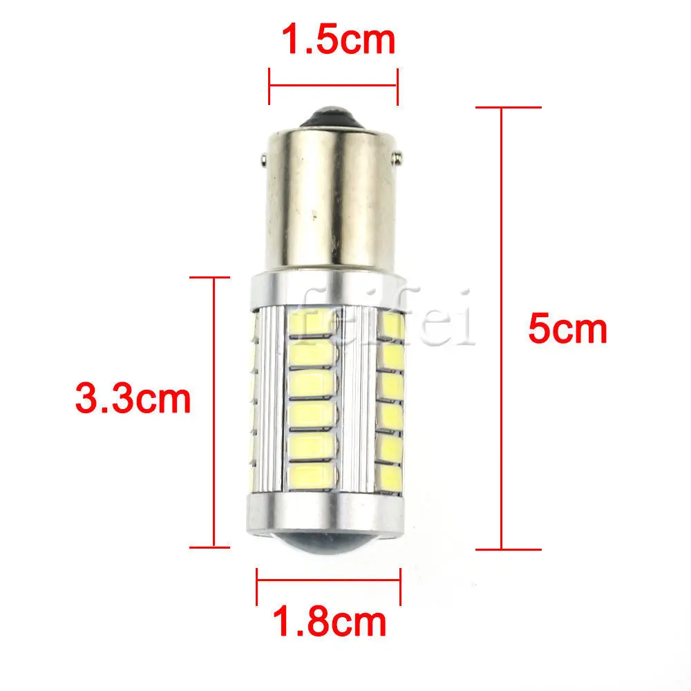 2 шт. Автомобильные светодиодные лампы 1156 1157 33SMD 5630 | Автомобили и мотоциклы