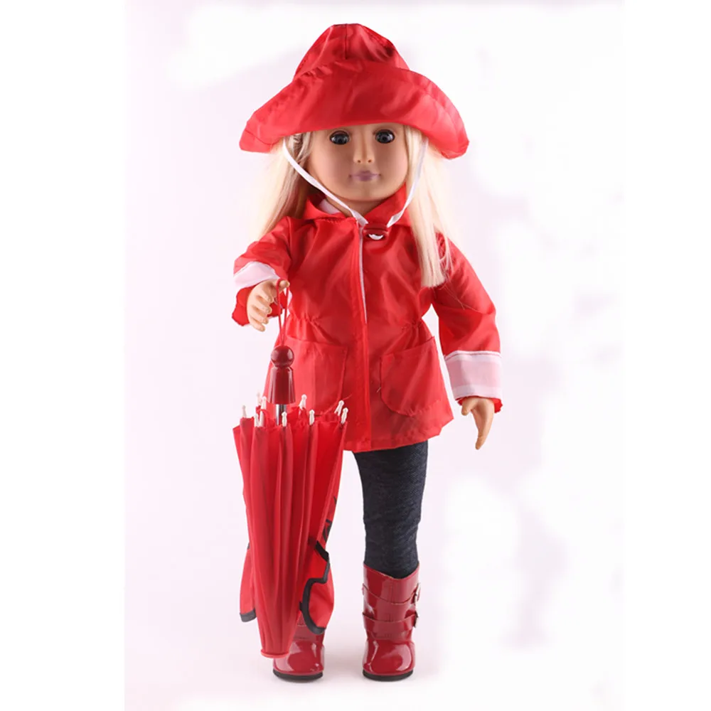 Одежда для кукол шесть плащей серии новинка 2020 подходит 18 дюймовых американских